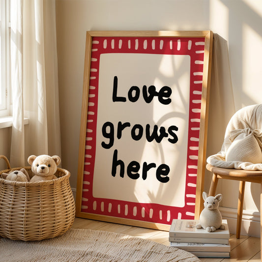 Love Grows Here Memoria Club Print Material