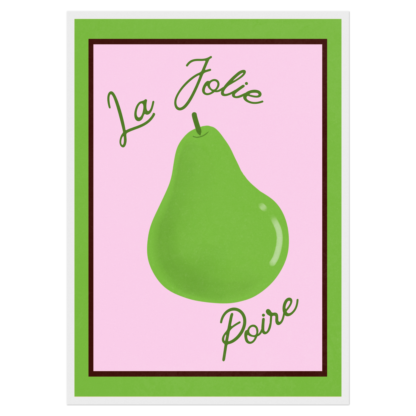La Jolie Poire Memoria Club Poster Vintage