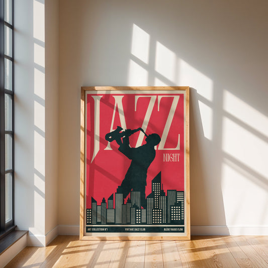 Jazz Night - Art Collection No1 (Saxophone) - Memoria Club