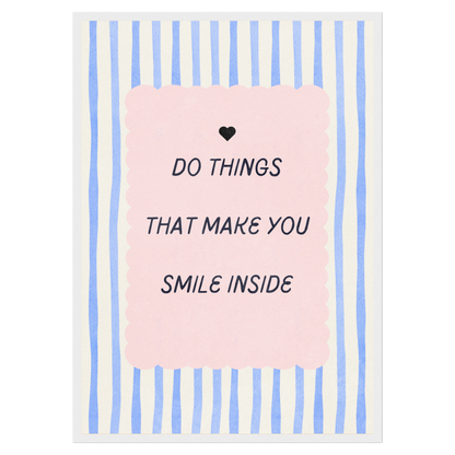 Smile Inside Memoria Club Print Material