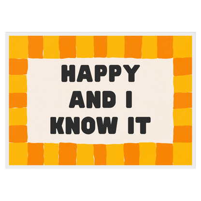Happy And I Know It Memoria Club Poster
