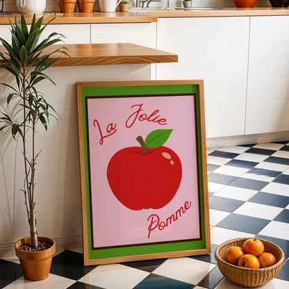 La Jolie Pomme Memoria Club Poster Vintage