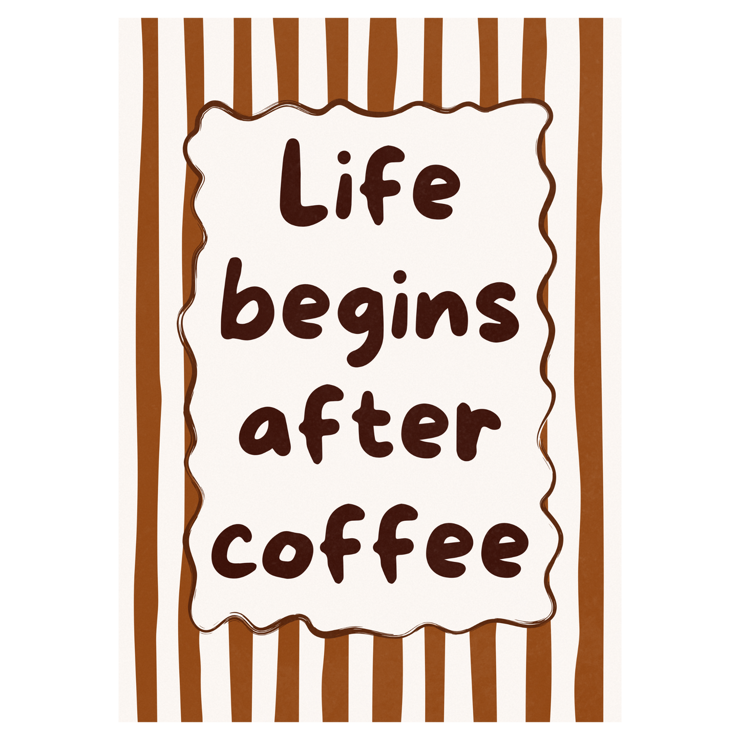 Life Begins After Coffee Memoria Club Print Material