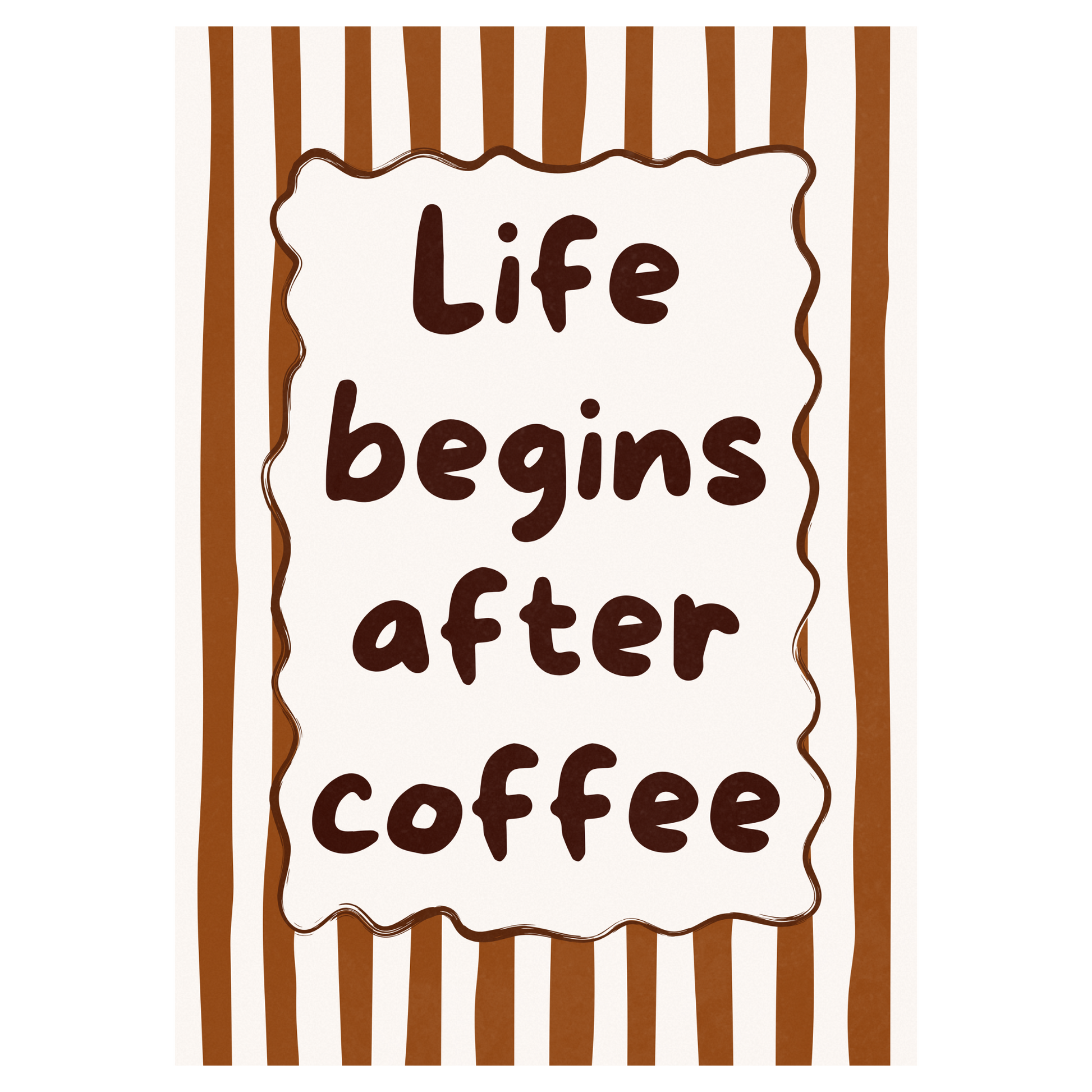 Life Begins After Coffee Memoria Club Print Material
