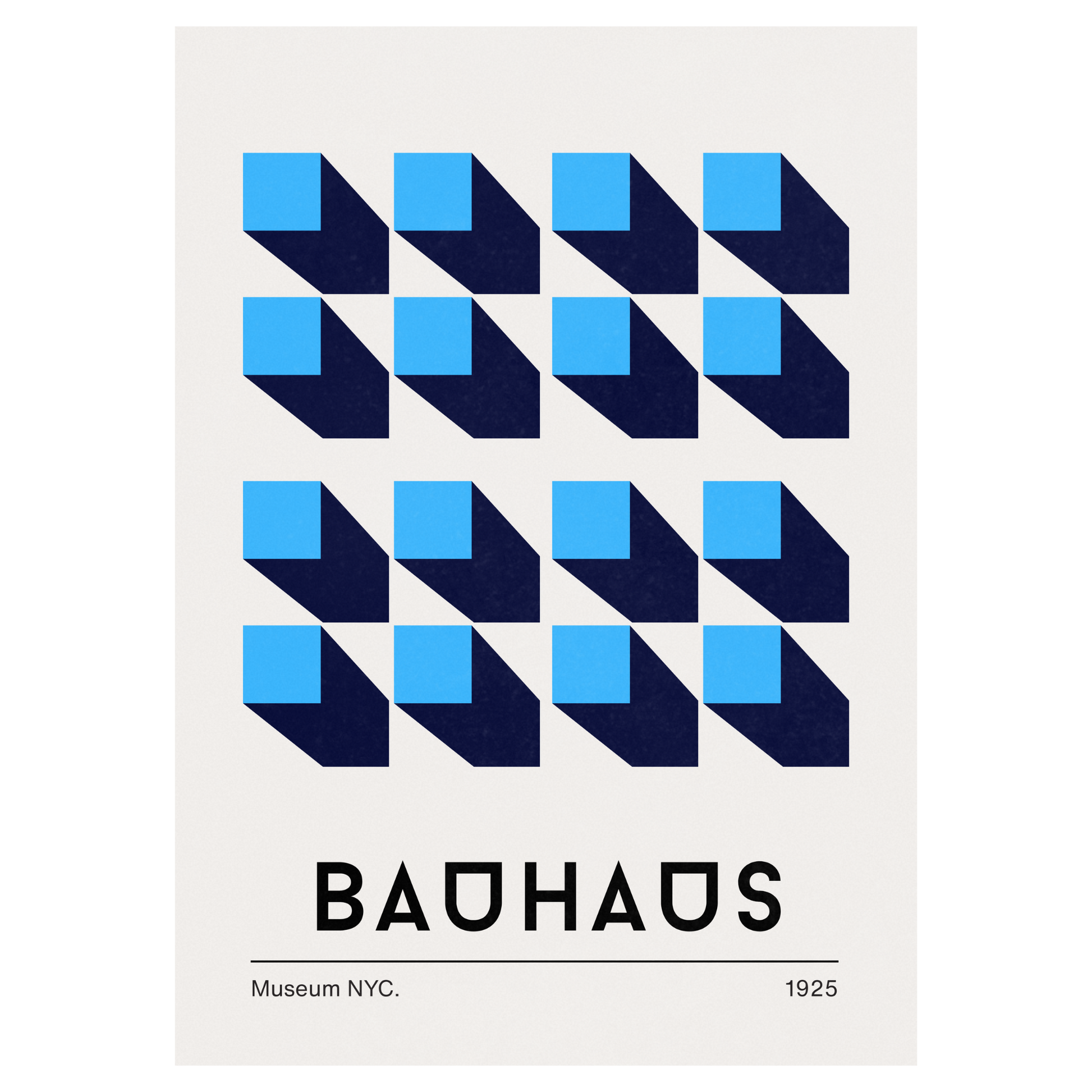 Bauhaus - Fête des Carrés Memoria Club Poster