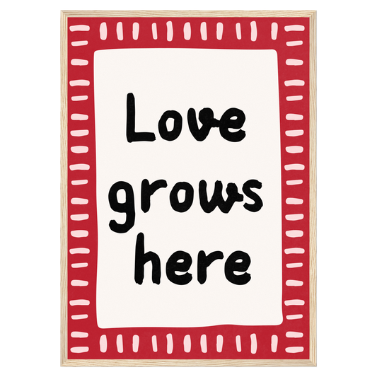 Love Grows Here Memoria Club Print Material