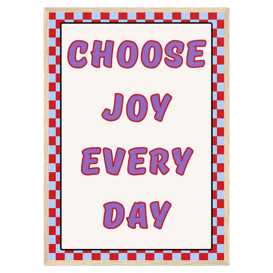 Choose Joy Every Day Memoria Club Print Material