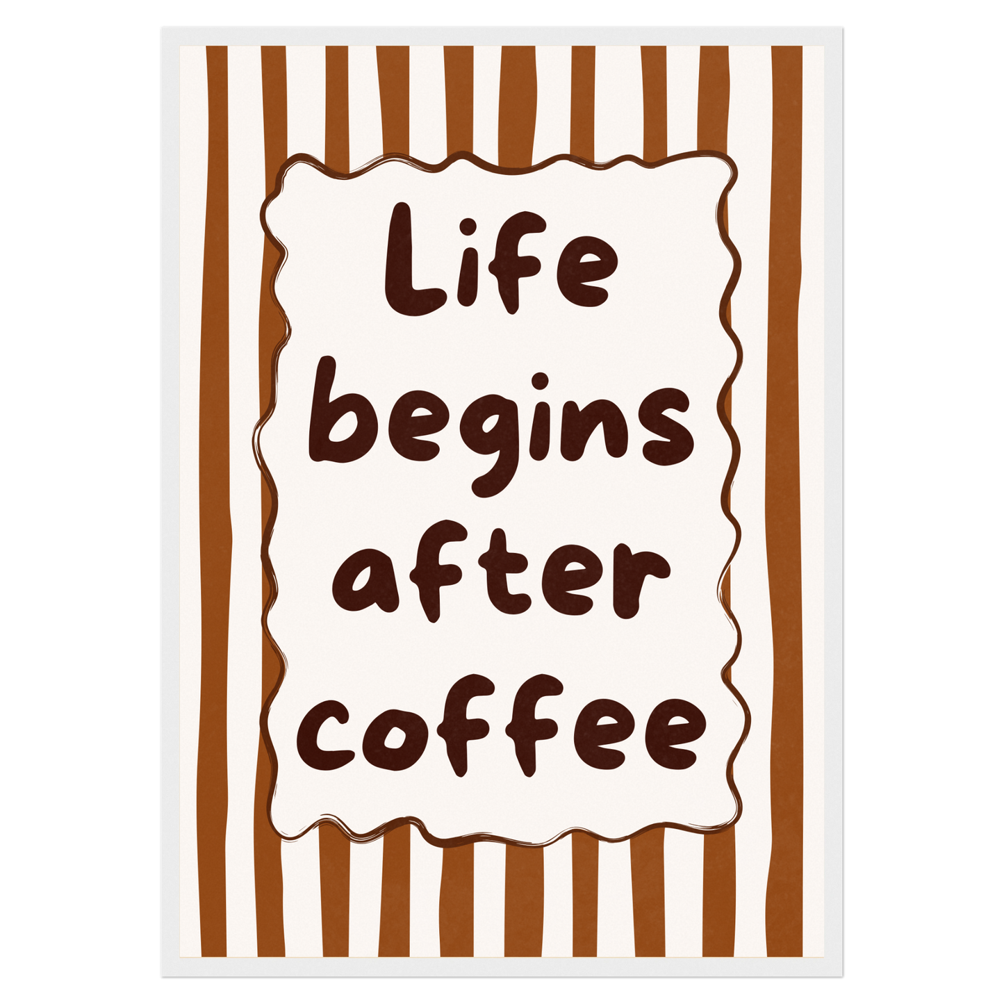 Life Begins After Coffee Memoria Club Print Material