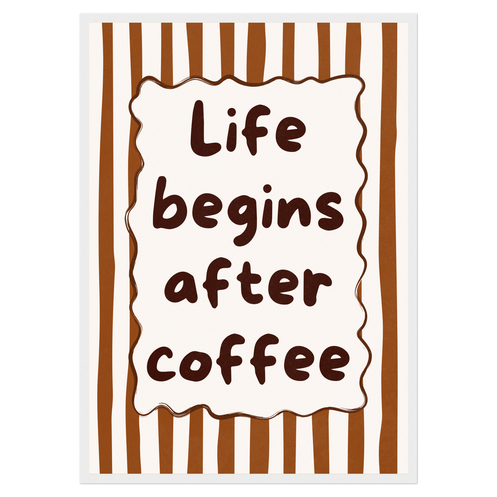 Life Begins After Coffee Memoria Club Print Material