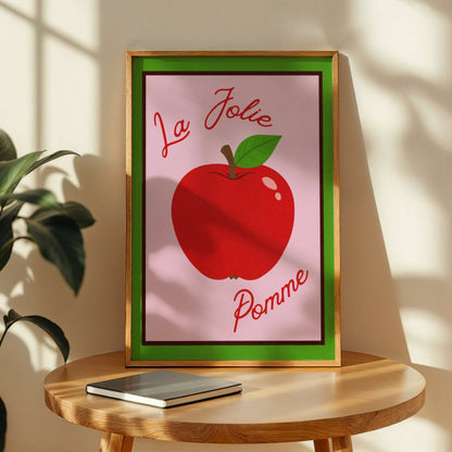La Jolie Pomme Memoria Club Poster Vintage