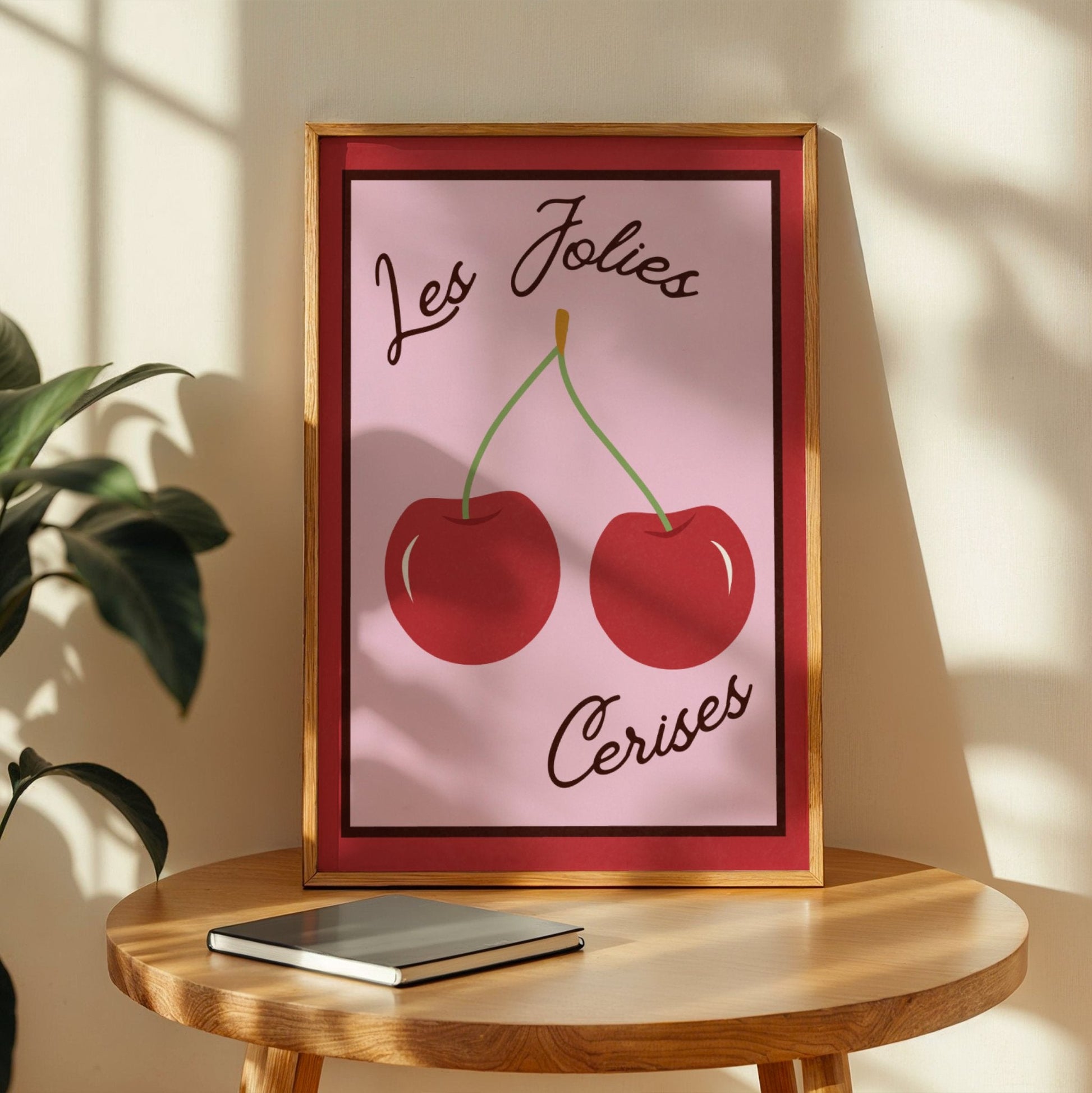 Les Jolies Cerises Memoria Club Poster Vintage