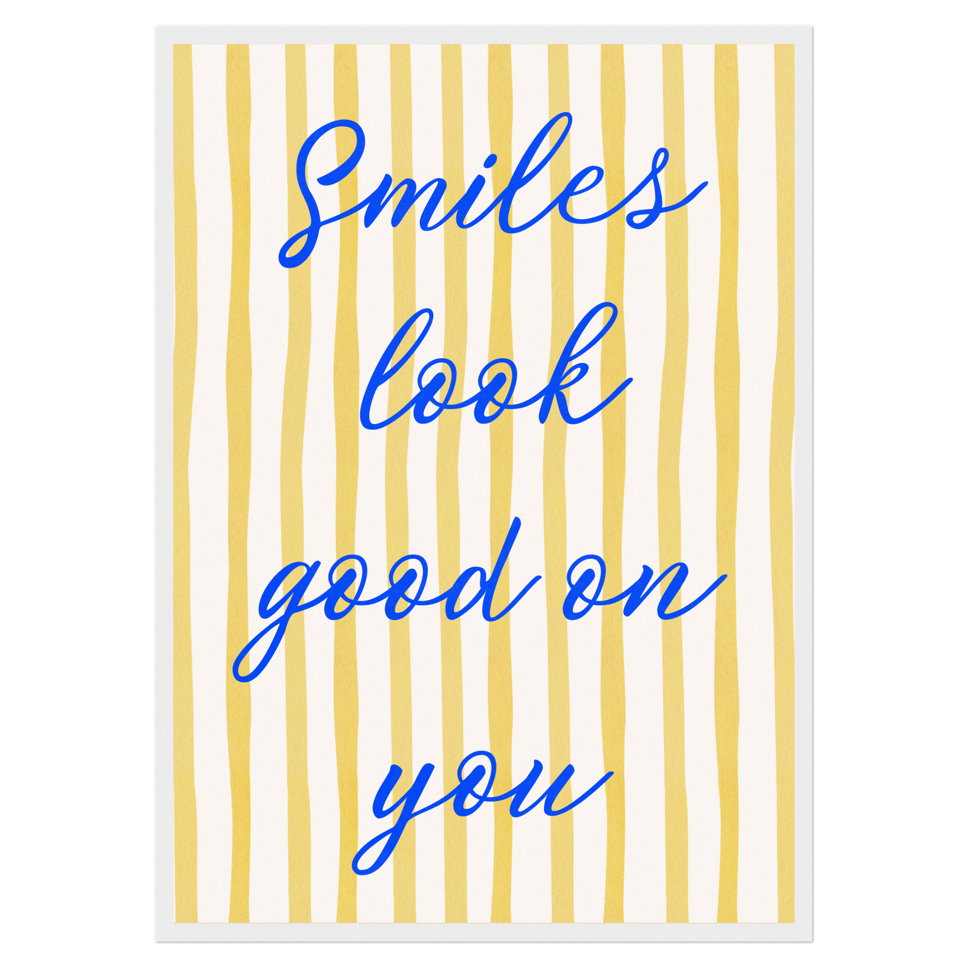 Smiles Look Good On You Memoria Club Print Material