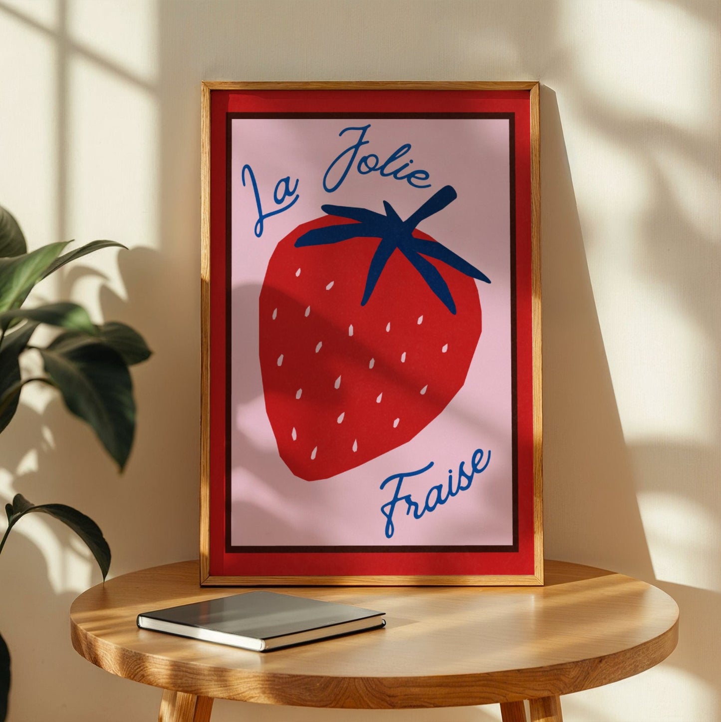 La Jolie Fraise Memoria Club Poster Vintage