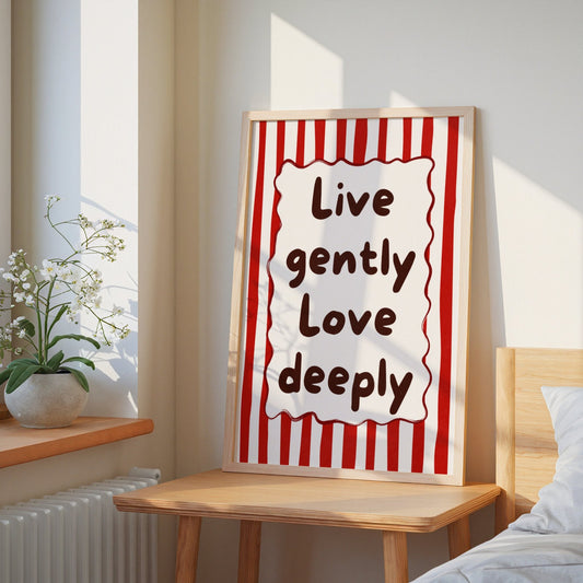 Live & Love Memoria Club Print Material