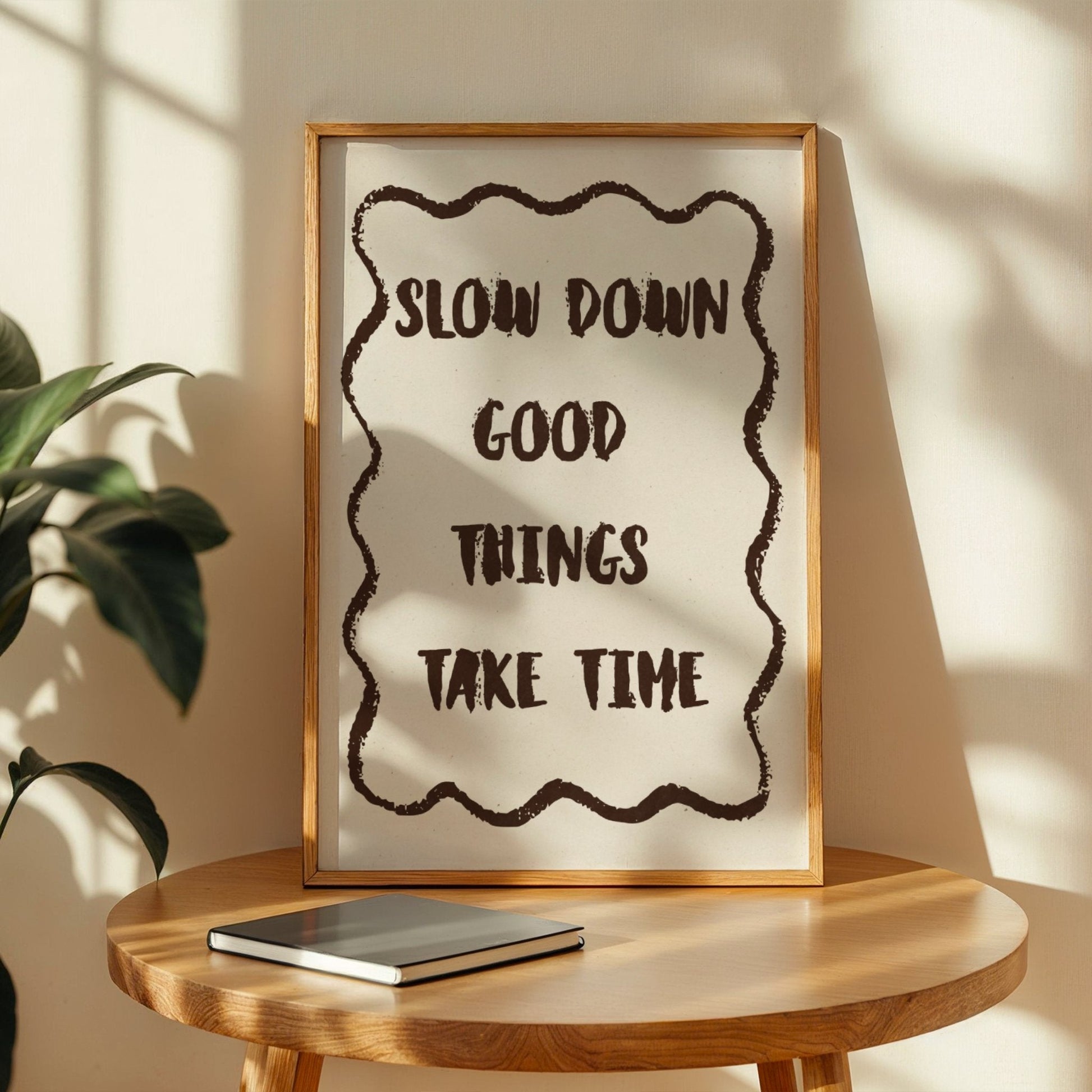 Slow Down Memoria Club Print Material
