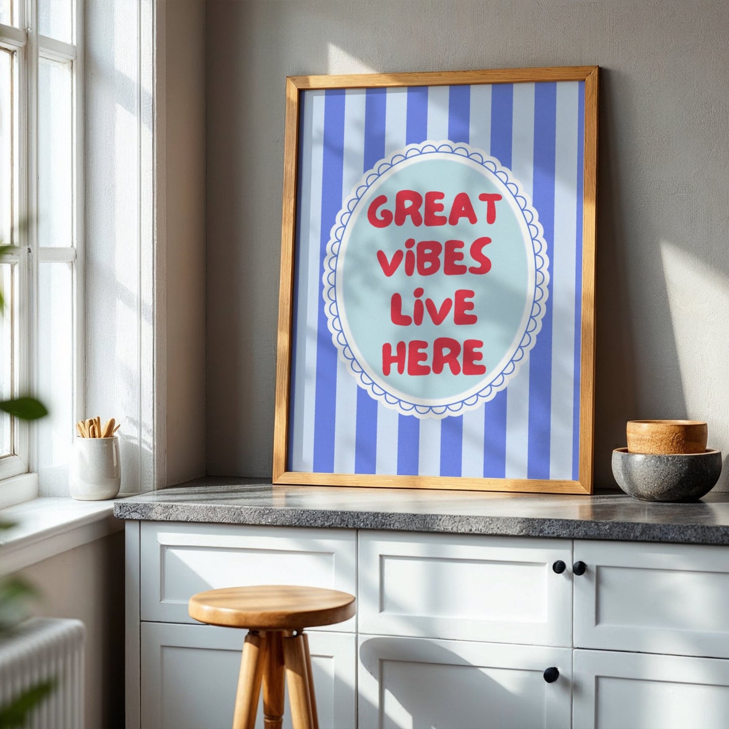 Great Vibes Live Here Memoria Club Print Material