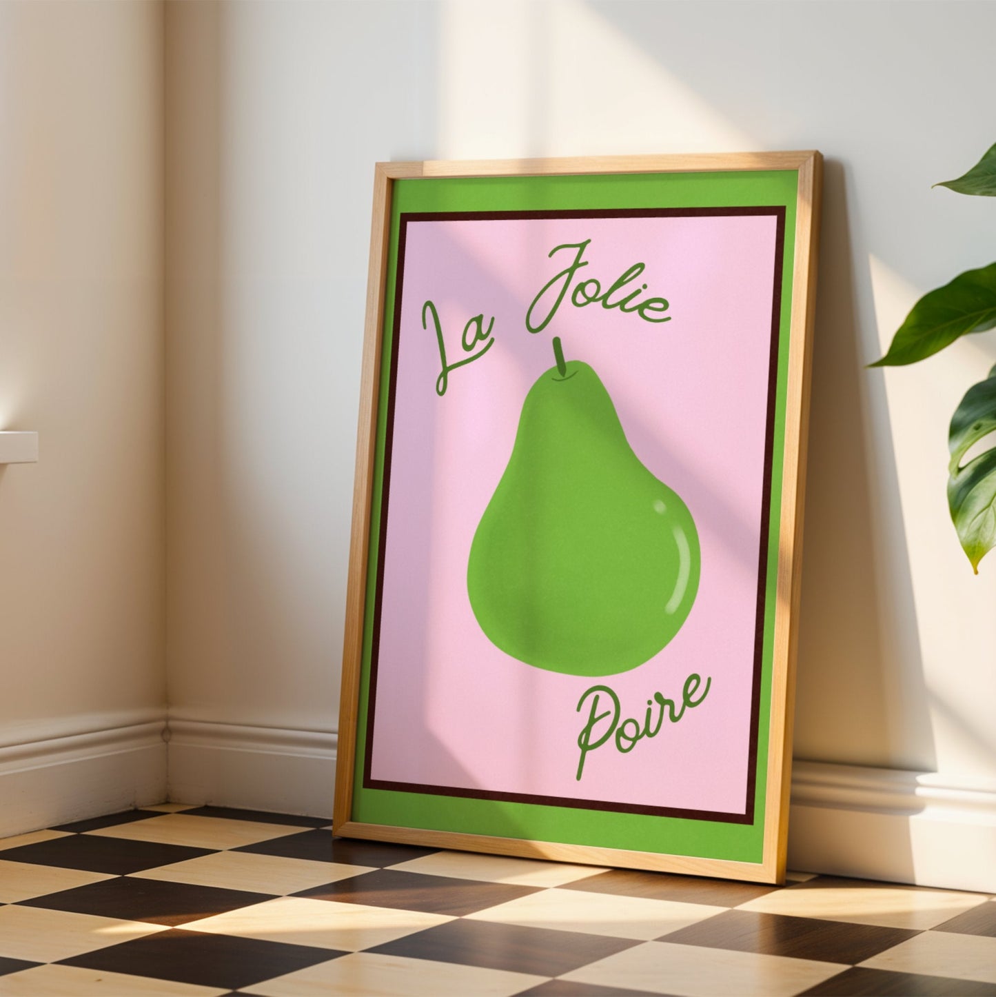 La Jolie Poire Memoria Club Poster Vintage