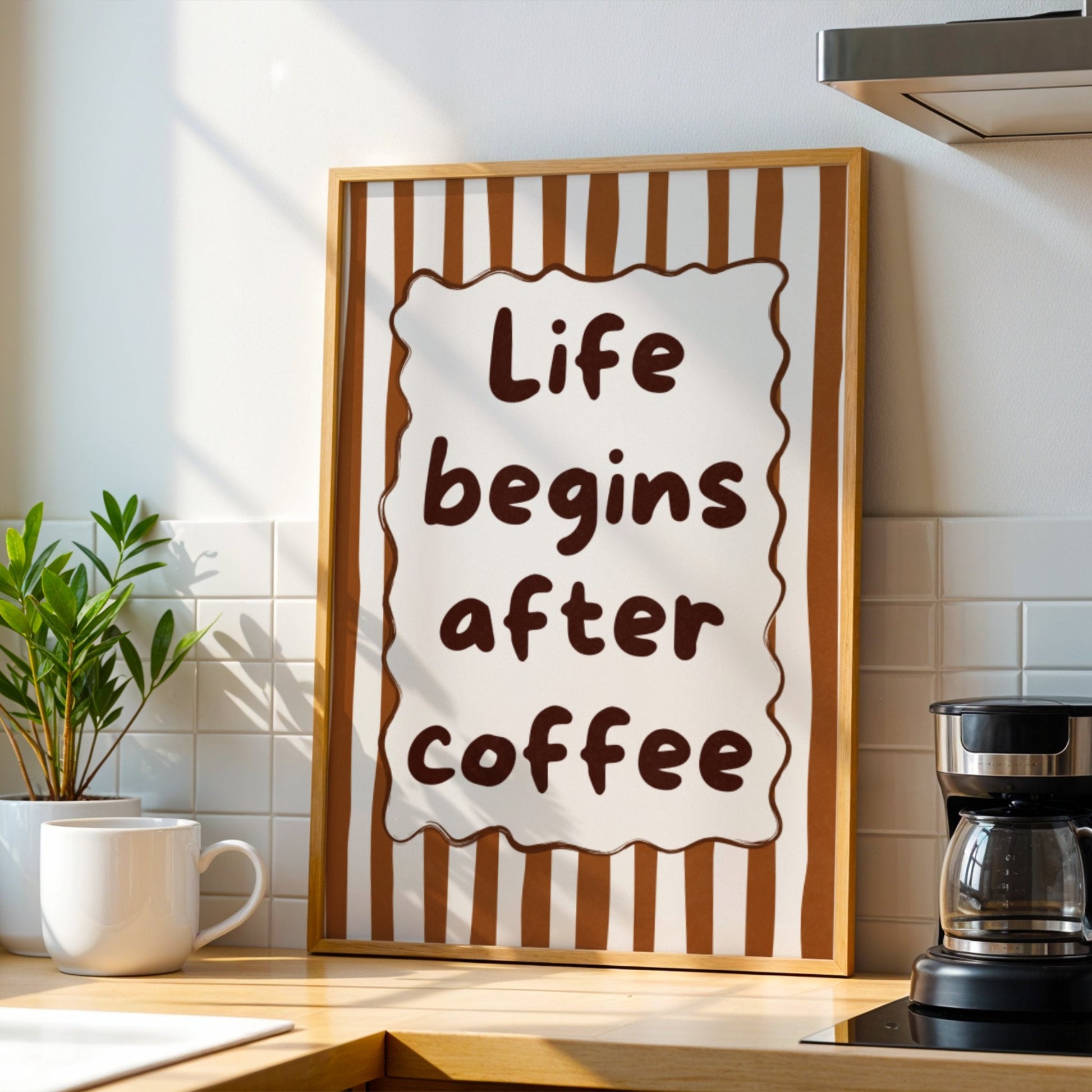 Life Begins After Coffee Memoria Club Print Material