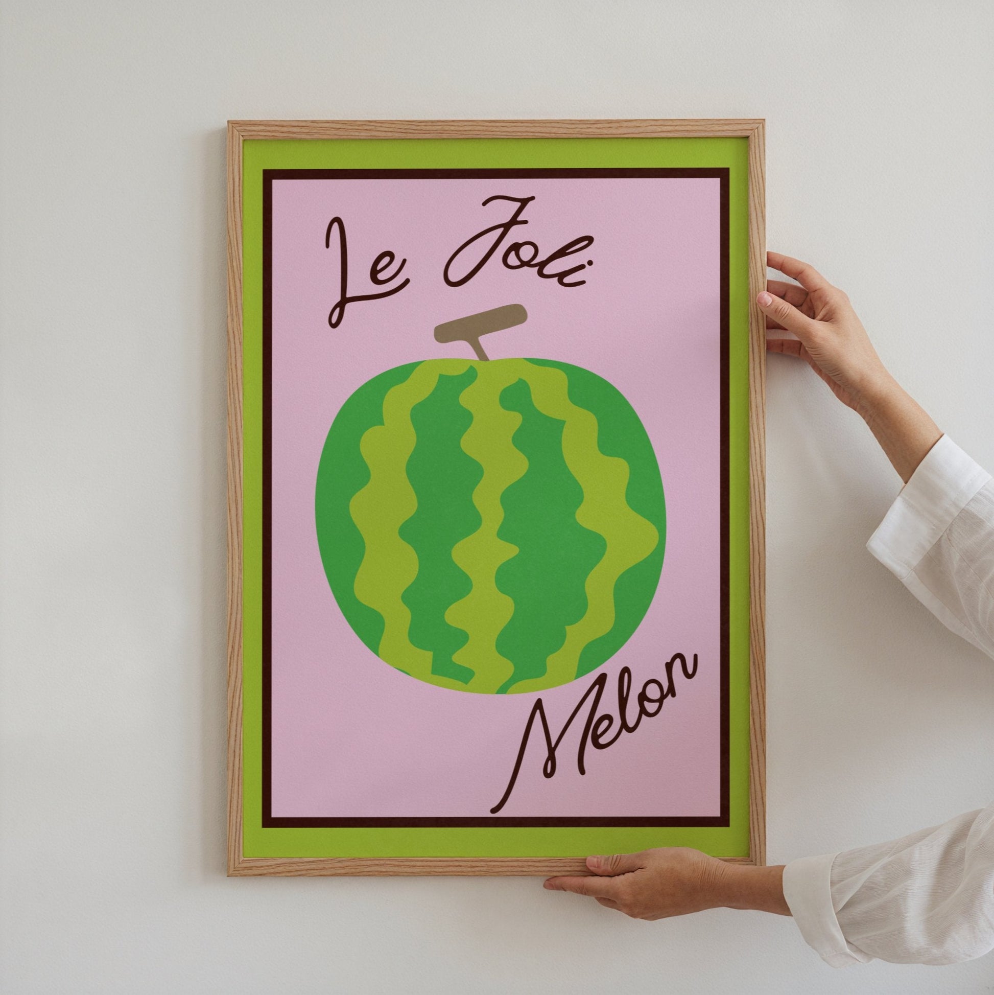 Le Joli Melon Memoria Club Poster Vintage