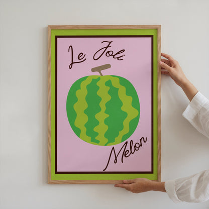 Le Joli Melon Memoria Club Poster Vintage