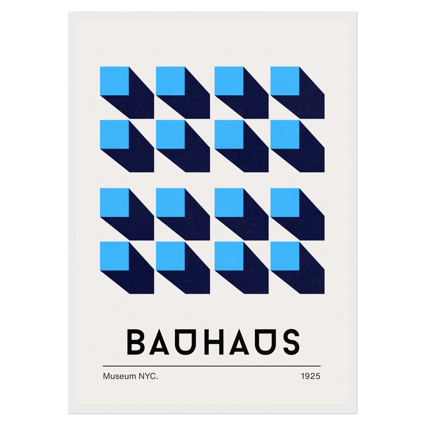 Bauhaus - Fête des Carrés Memoria Club Poster