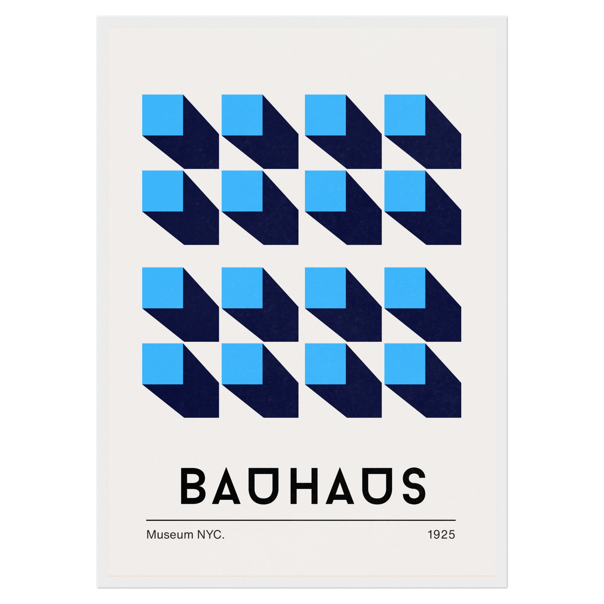 Bauhaus - Fête des Carrés Memoria Club Poster