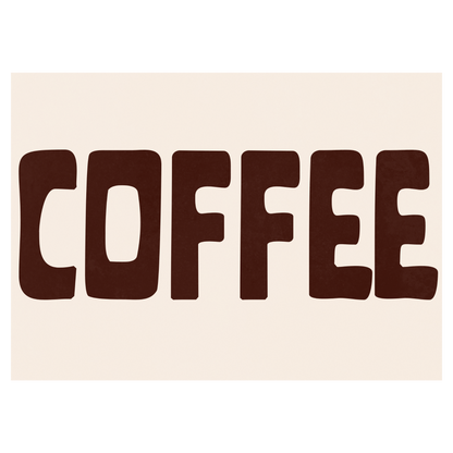 Coffee Memoria Club Poster