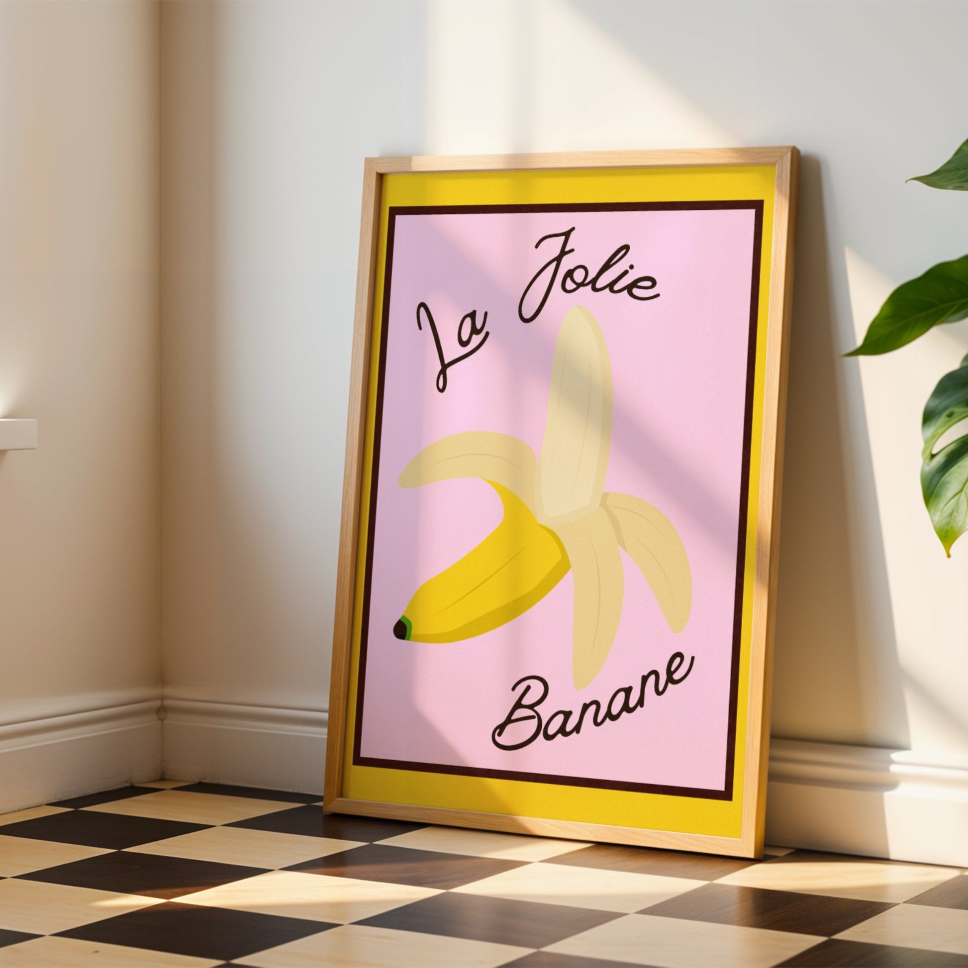 La Jolie Banane Memoria Club Poster Vintage