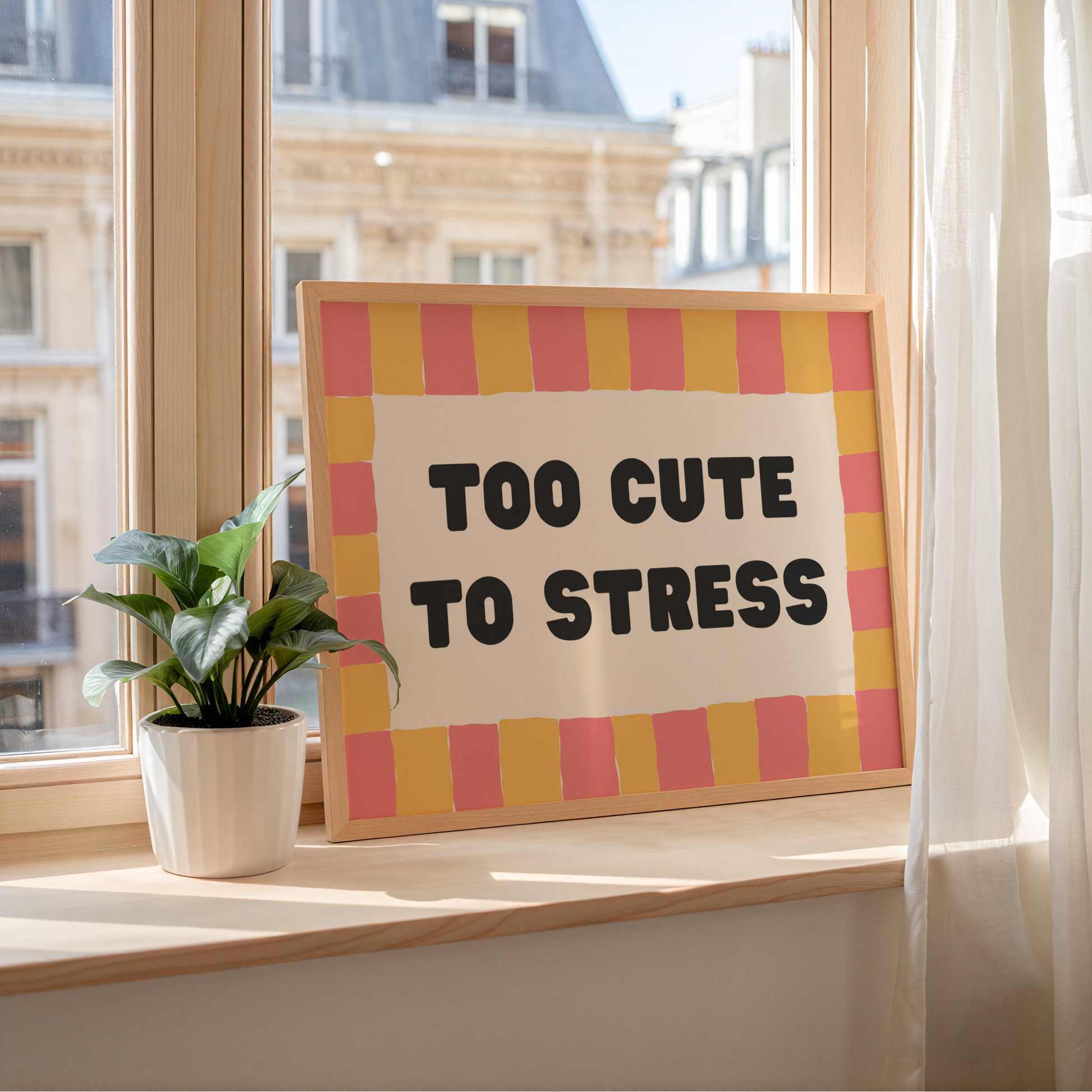 Too Cute To Stress Memoria Club Poster