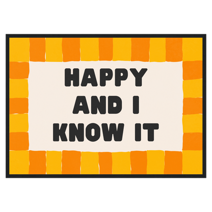 Happy And I Know It Memoria Club Poster