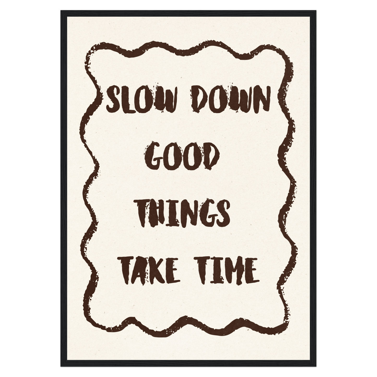 Slow Down Memoria Club Print Material