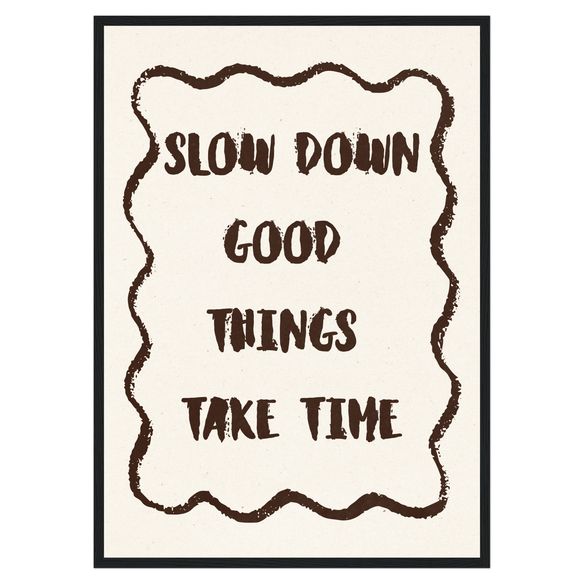 Slow Down Memoria Club Print Material