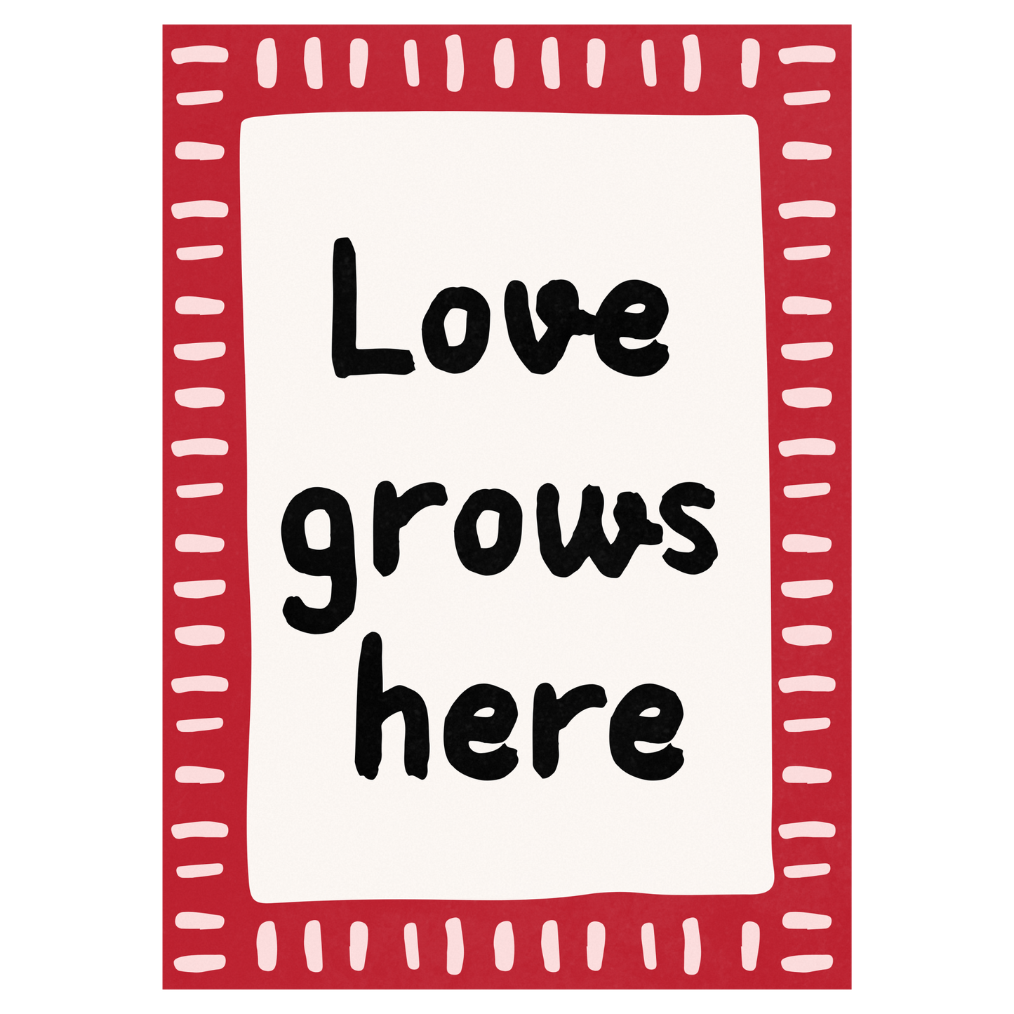 Love Grows Here Memoria Club Print Material