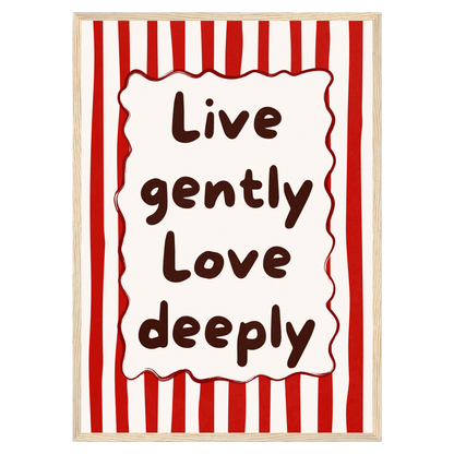 Live & Love Memoria Club Print Material