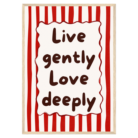 Live & Love Memoria Club Print Material