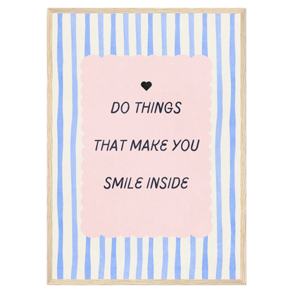Smile Inside Memoria Club Print Material