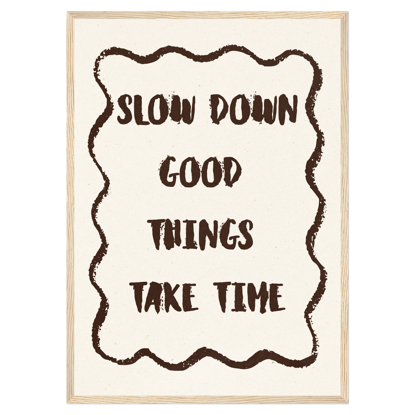 Slow Down Memoria Club Print Material