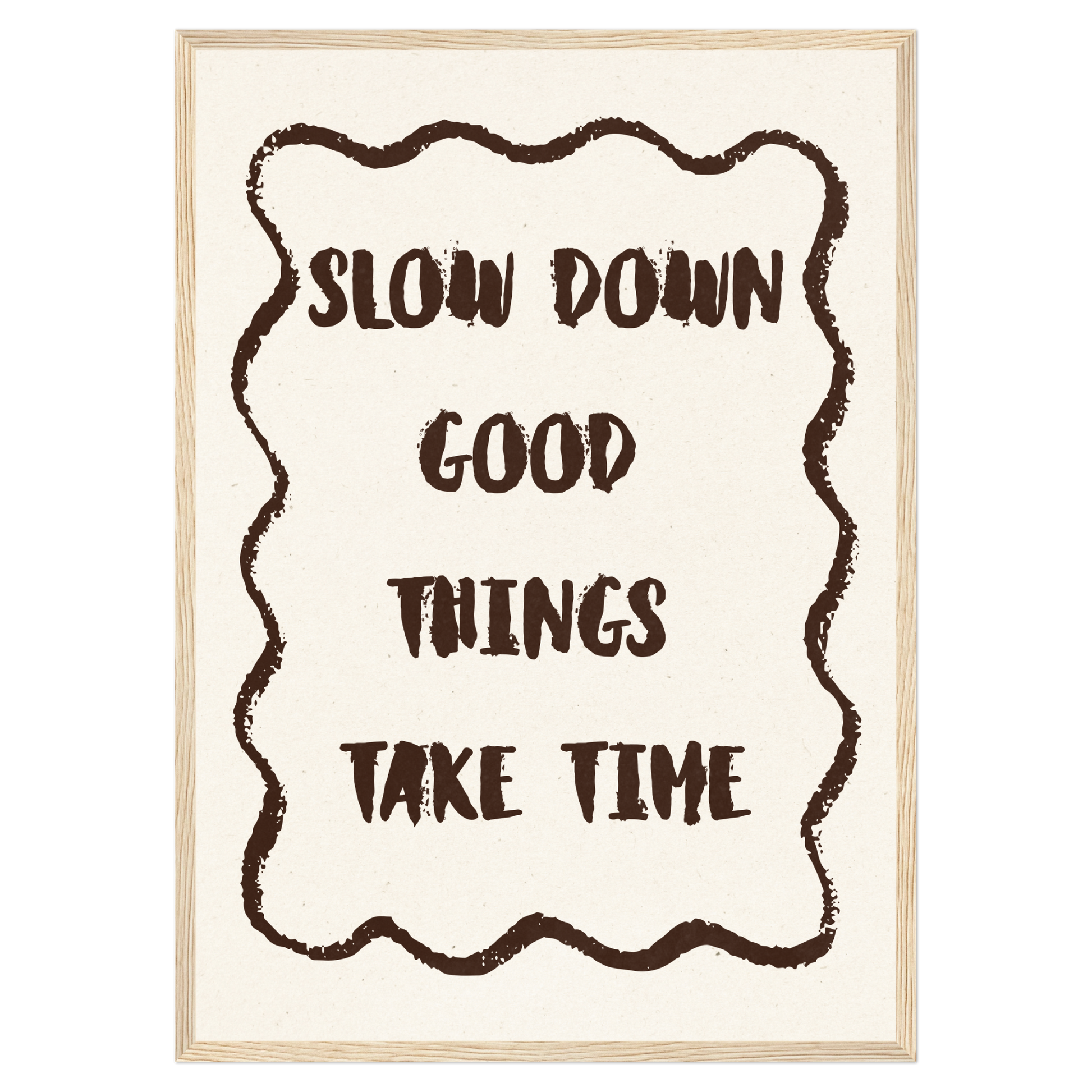 Slow Down Memoria Club Print Material