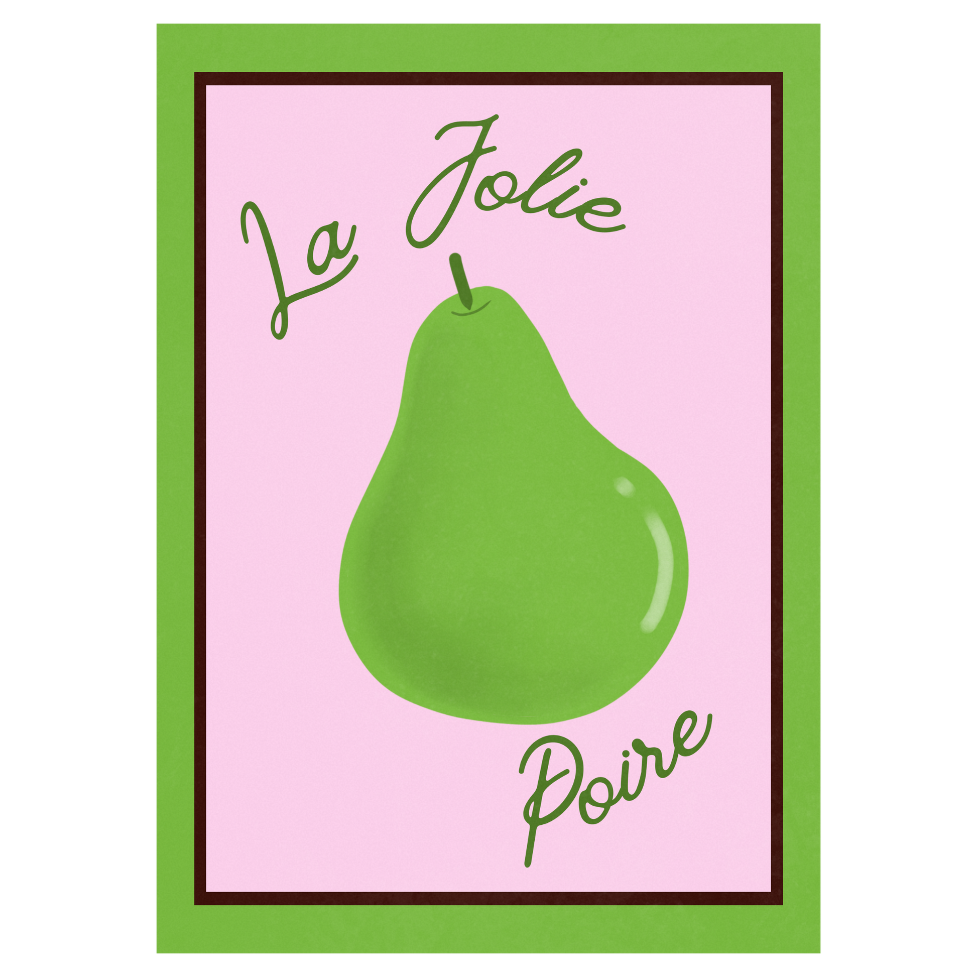La Jolie Poire Memoria Club Poster Vintage