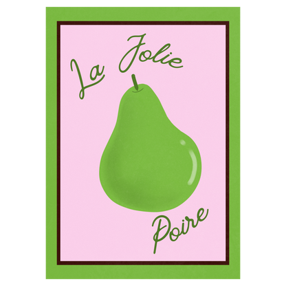 La Jolie Poire Memoria Club Poster Vintage