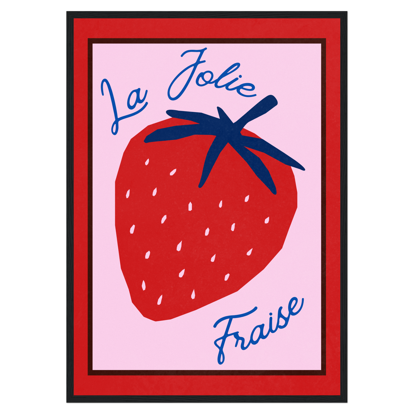 La Jolie Fraise Memoria Club Poster Vintage