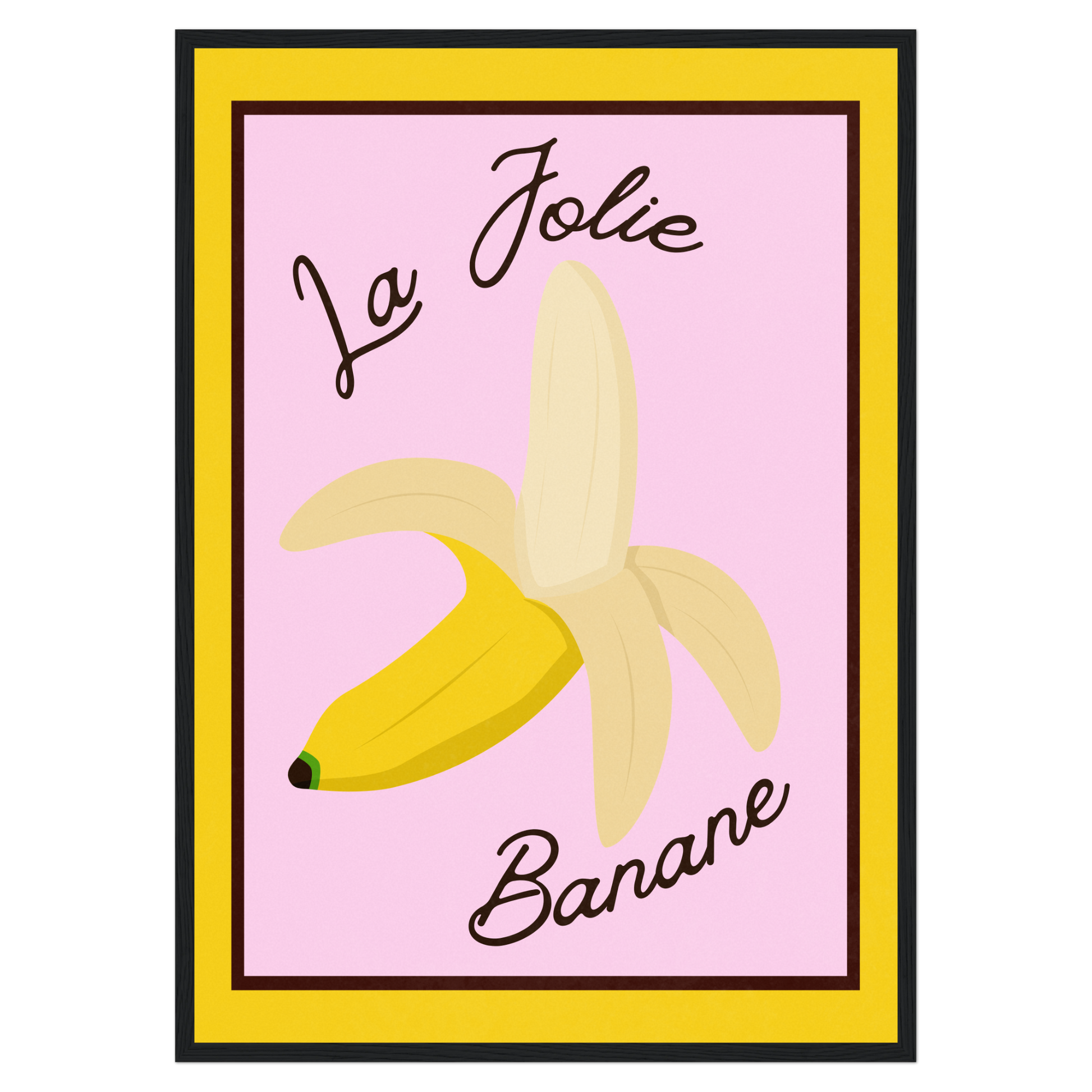 La Jolie Banane Memoria Club Poster Vintage