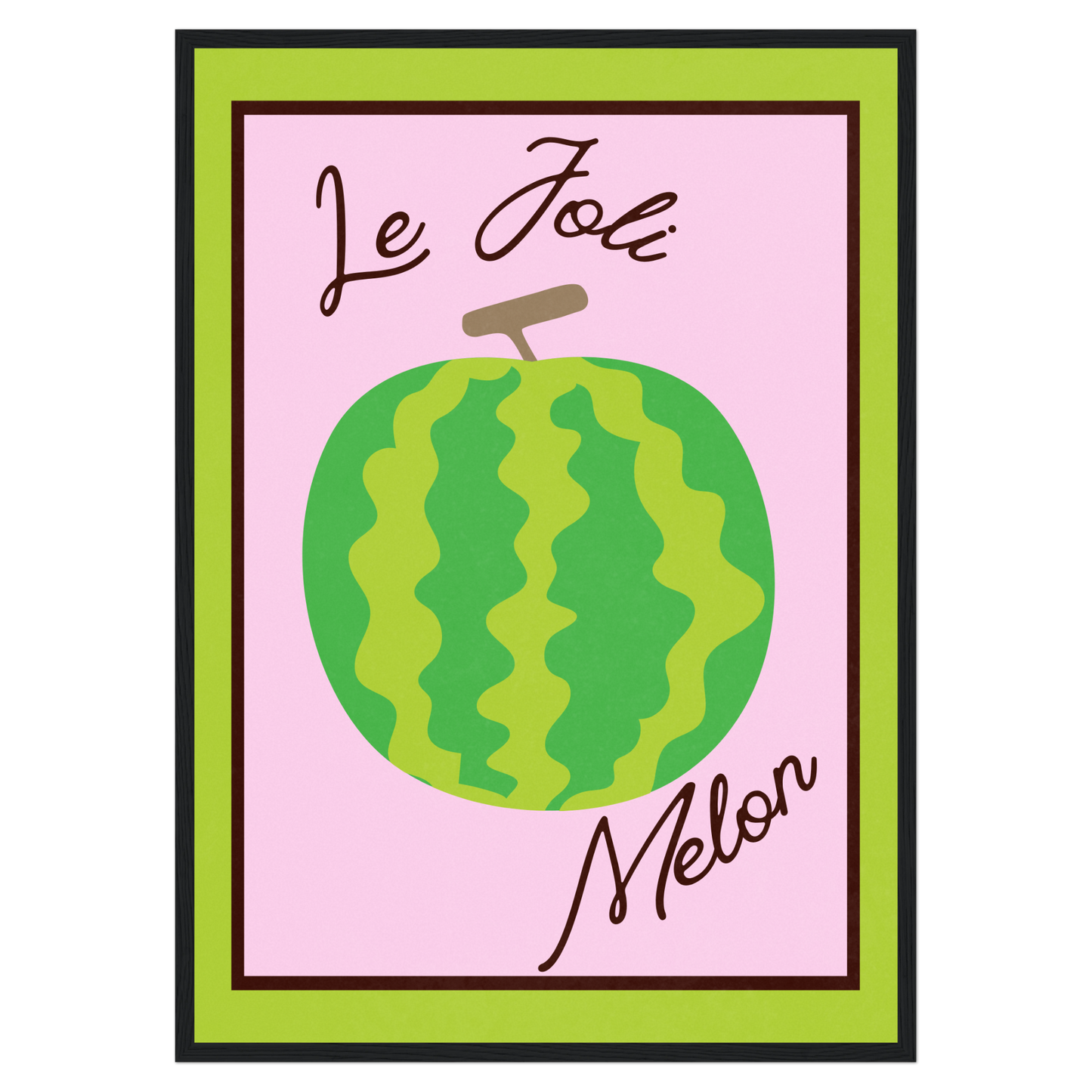 Le Joli Melon Memoria Club Poster Vintage