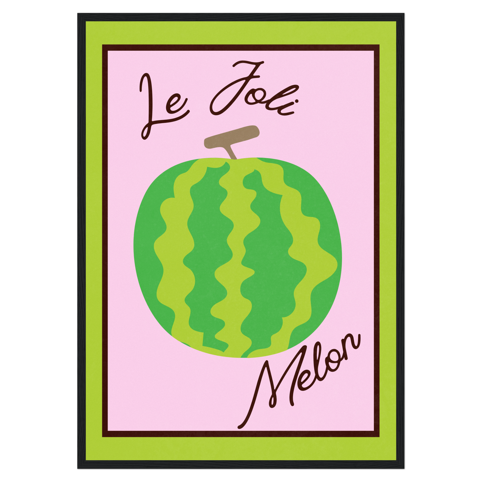 Le Joli Melon Memoria Club Poster Vintage