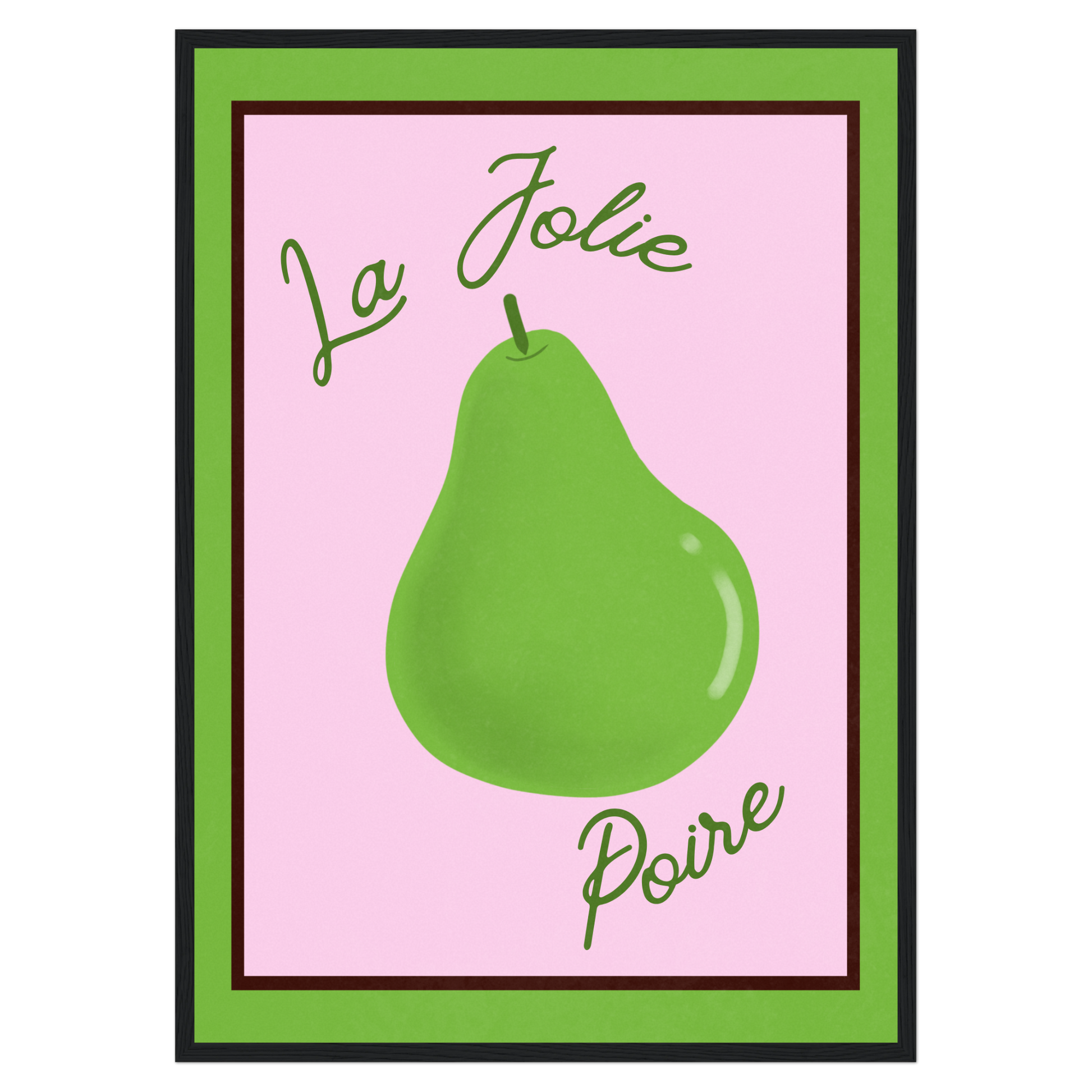 La Jolie Poire Memoria Club Poster Vintage