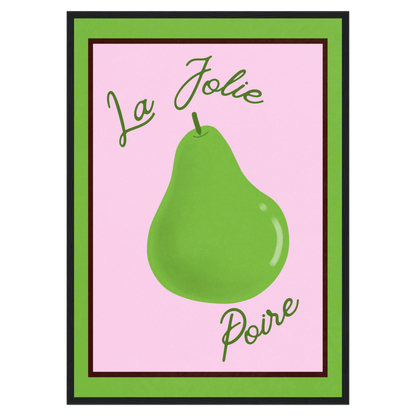 La Jolie Poire Memoria Club Poster Vintage