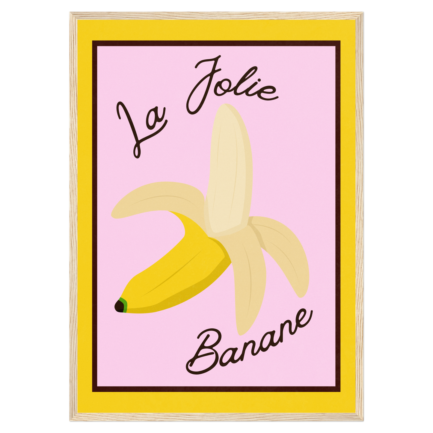 La Jolie Banane Memoria Club Poster Vintage