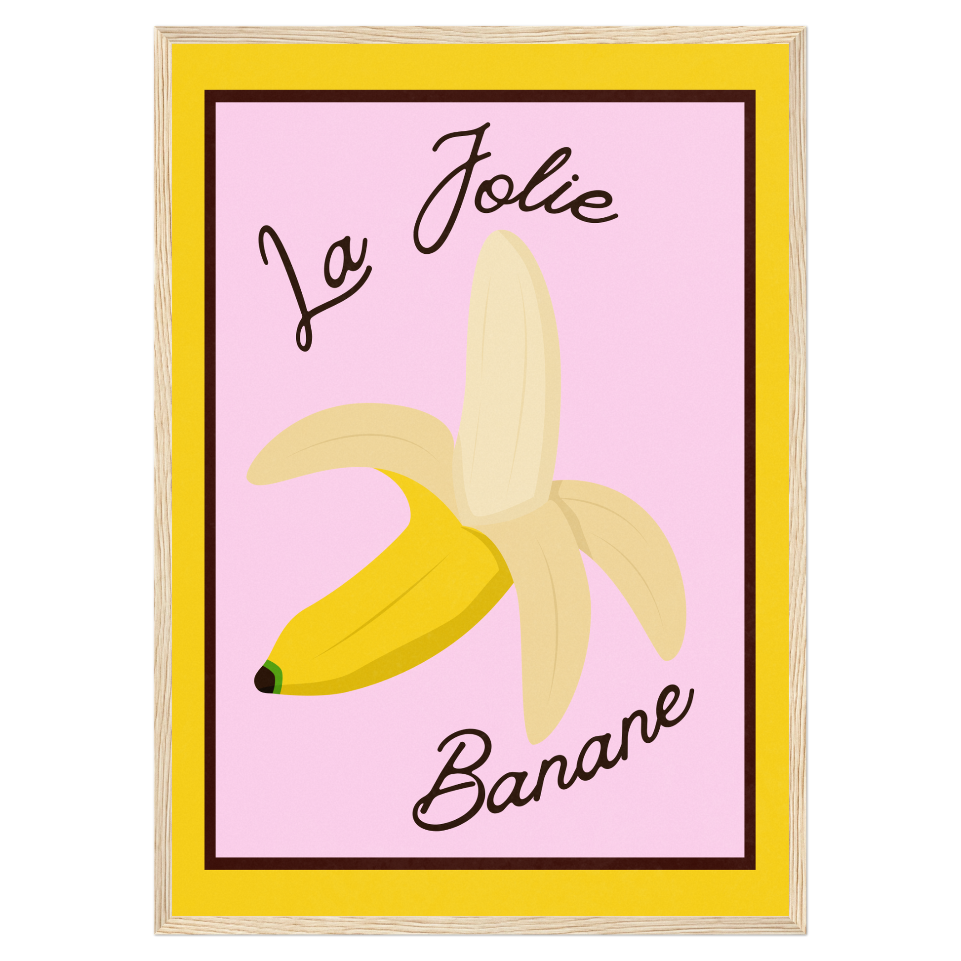 La Jolie Banane Memoria Club Poster Vintage