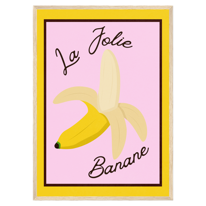La Jolie Banane Memoria Club Poster Vintage