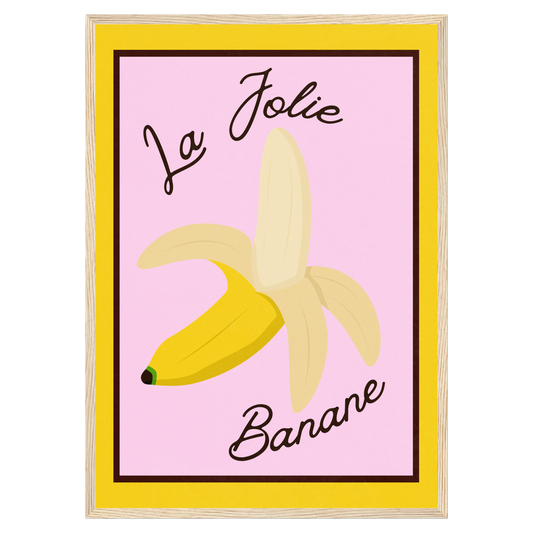 La Jolie Banane Memoria Club Poster Vintage